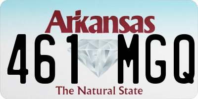 AR license plate 461MGQ