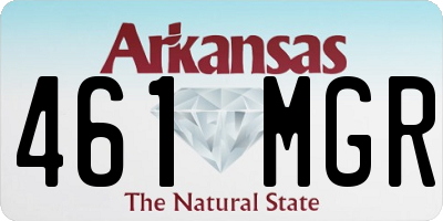 AR license plate 461MGR