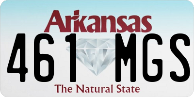 AR license plate 461MGS