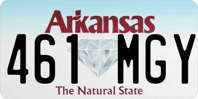 AR license plate 461MGY