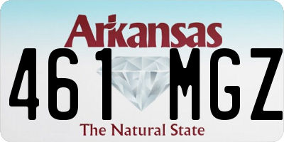 AR license plate 461MGZ