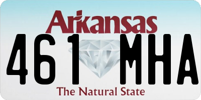 AR license plate 461MHA