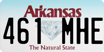 AR license plate 461MHE