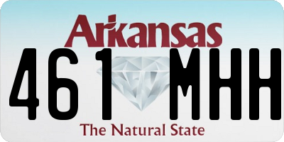 AR license plate 461MHH