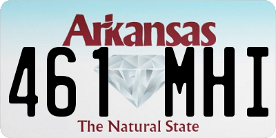 AR license plate 461MHI