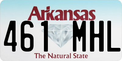 AR license plate 461MHL