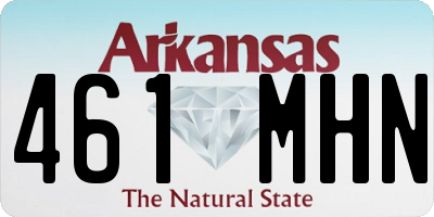 AR license plate 461MHN