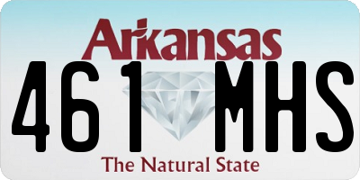AR license plate 461MHS