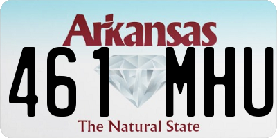 AR license plate 461MHU