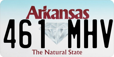 AR license plate 461MHV