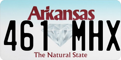 AR license plate 461MHX