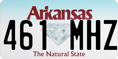 AR license plate 461MHZ