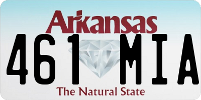 AR license plate 461MIA