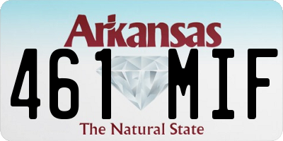 AR license plate 461MIF