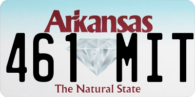 AR license plate 461MIT