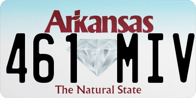 AR license plate 461MIV