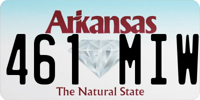 AR license plate 461MIW