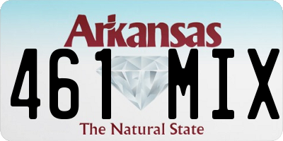 AR license plate 461MIX