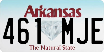 AR license plate 461MJE