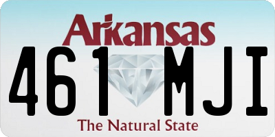 AR license plate 461MJI
