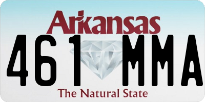 AR license plate 461MMA