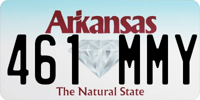 AR license plate 461MMY