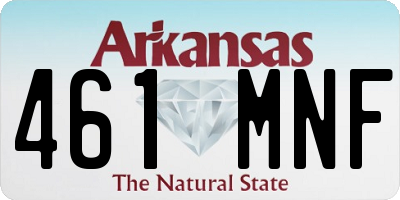 AR license plate 461MNF