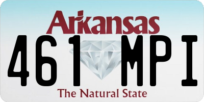 AR license plate 461MPI