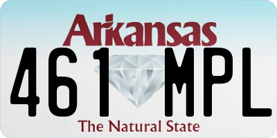 AR license plate 461MPL