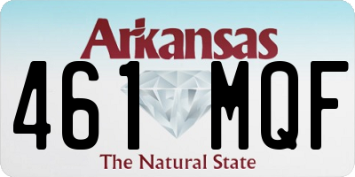 AR license plate 461MQF