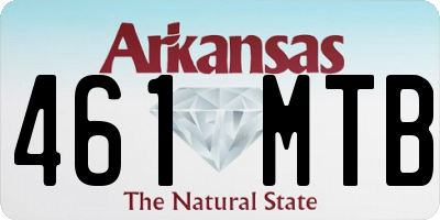 AR license plate 461MTB