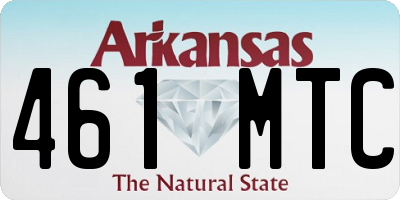 AR license plate 461MTC