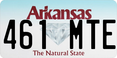 AR license plate 461MTE
