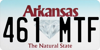 AR license plate 461MTF