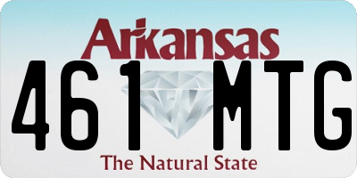 AR license plate 461MTG