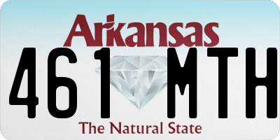 AR license plate 461MTH