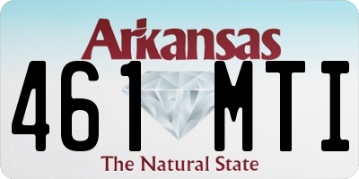 AR license plate 461MTI