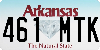 AR license plate 461MTK