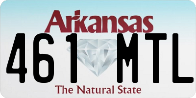 AR license plate 461MTL