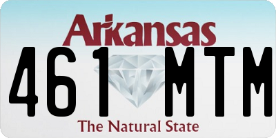 AR license plate 461MTM
