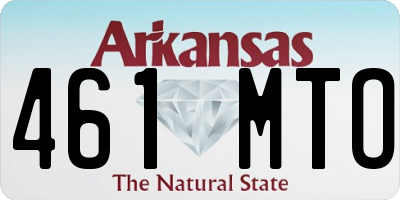 AR license plate 461MTO