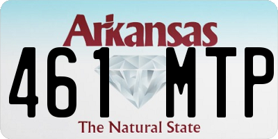 AR license plate 461MTP