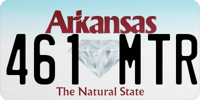 AR license plate 461MTR