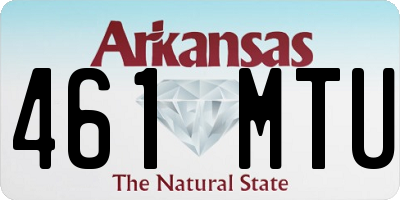 AR license plate 461MTU