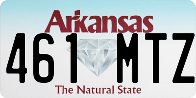 AR license plate 461MTZ