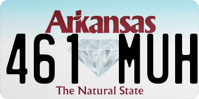 AR license plate 461MUH