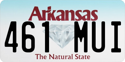 AR license plate 461MUI