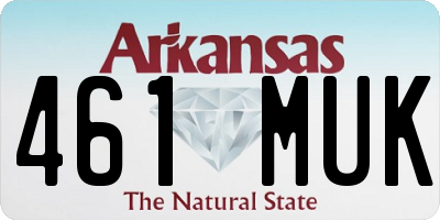 AR license plate 461MUK