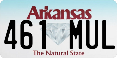 AR license plate 461MUL