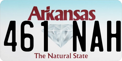 AR license plate 461NAH